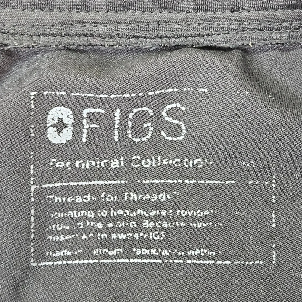 FIGS Women's Technical Collection Black Jogger Scrub Pants Technical Fabric Sz L